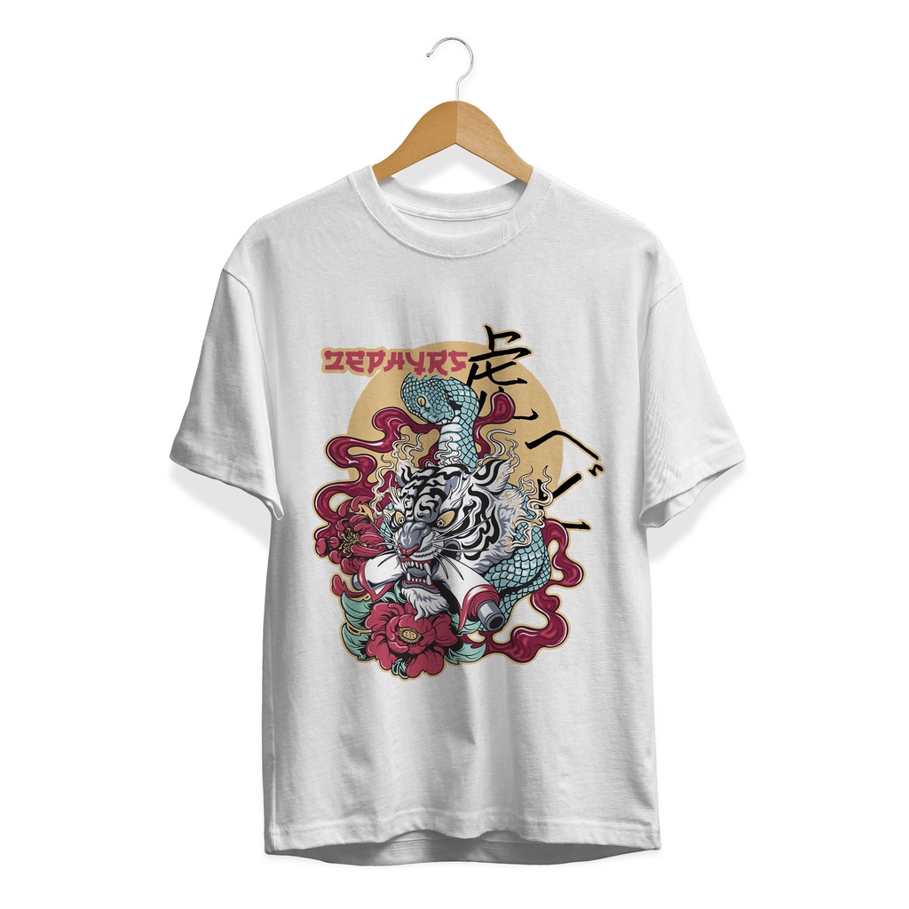 T-SHIRT KAOS BAJU SERPOPARD TIGER SNAKE PREMIUM