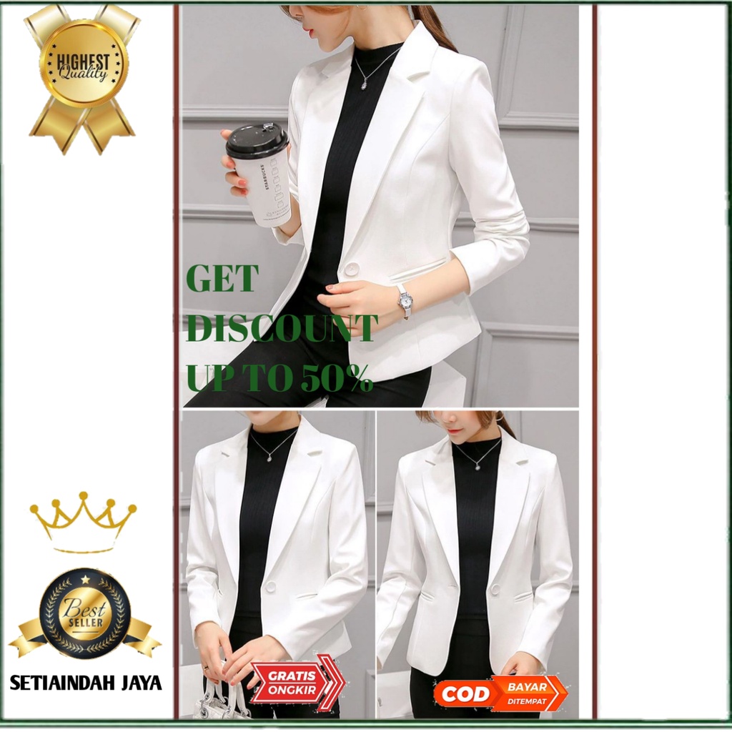 JAS BLAZER WANITA MODERN,JAS MODEL SLIMFIT,JAS KANTOR,JAS RESMI WANITA