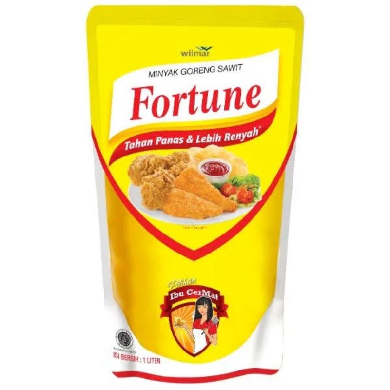 

minyak goreng fortune pouch refil 1 liter (baca deskripsi)