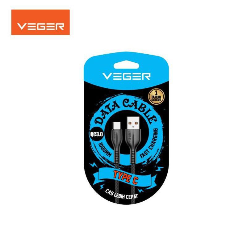 Kabel Data VEGER VG-18 FOR MICRO/TYPE-C QC3.0 1M Fast Charging