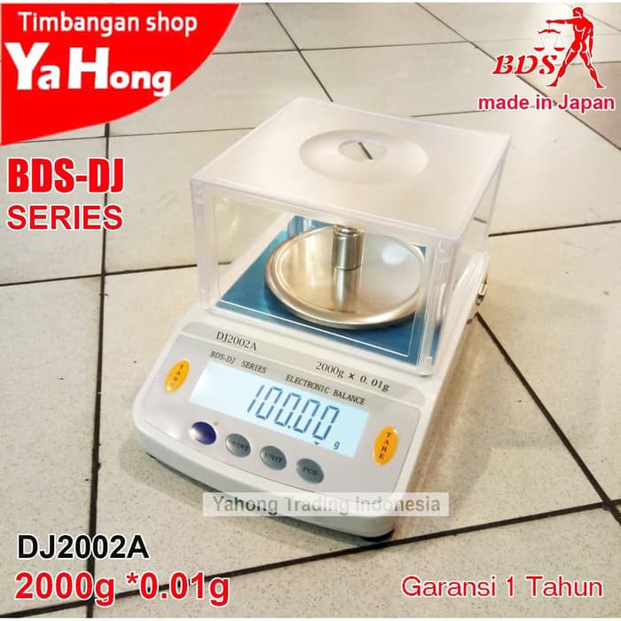 Timbangan Digital Lab Electronic Balance BDS-DJ DJ2002A 2000g 0.01g