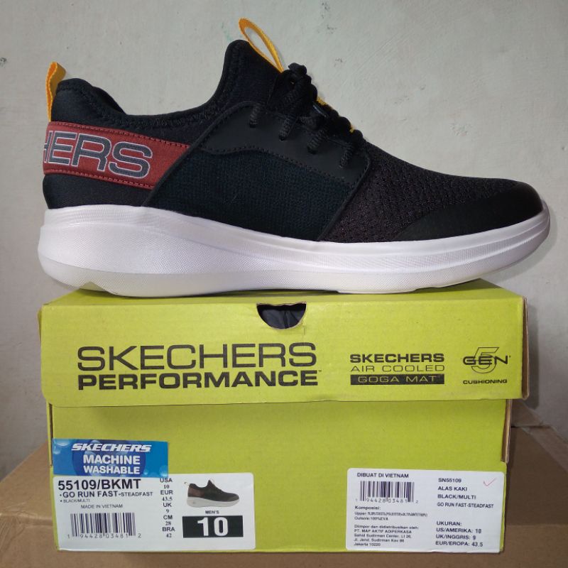 Skechers GoRun Fast 55109 BKMT Running Shoes Lari