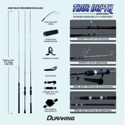 Rod OH / OVERHEAD DURAKING TRUE DEPTH JIGGING SERIES