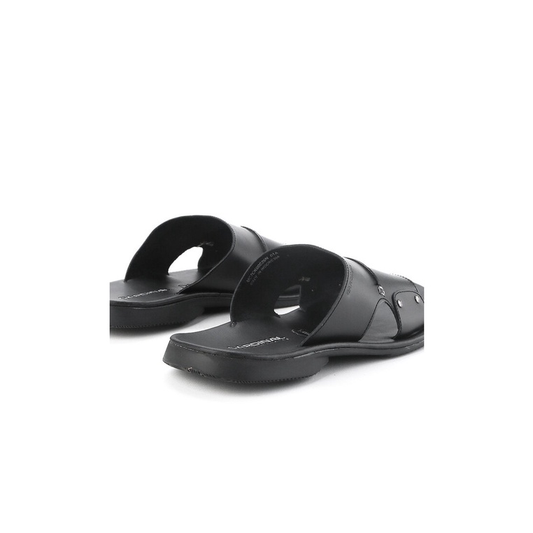 SANDAL SLIDE KULIT PRIA CARDINAL ORIGINAL CASUAL TERBARU HITAM CA10