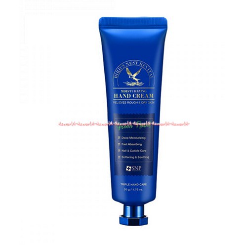 Birds Nest Revital Hand Cream Groom Floral SNP Triple Hand Care 50gr