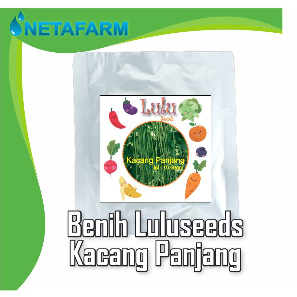 Biji / benih / bibit Lulu Seeds Kacang Panjang ( 10 gr )