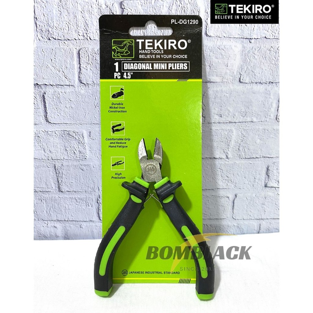 PAKET 3 Tang Mini 4,5 inch Tang Kombinasi Tang Lancip Potong TEKIRO