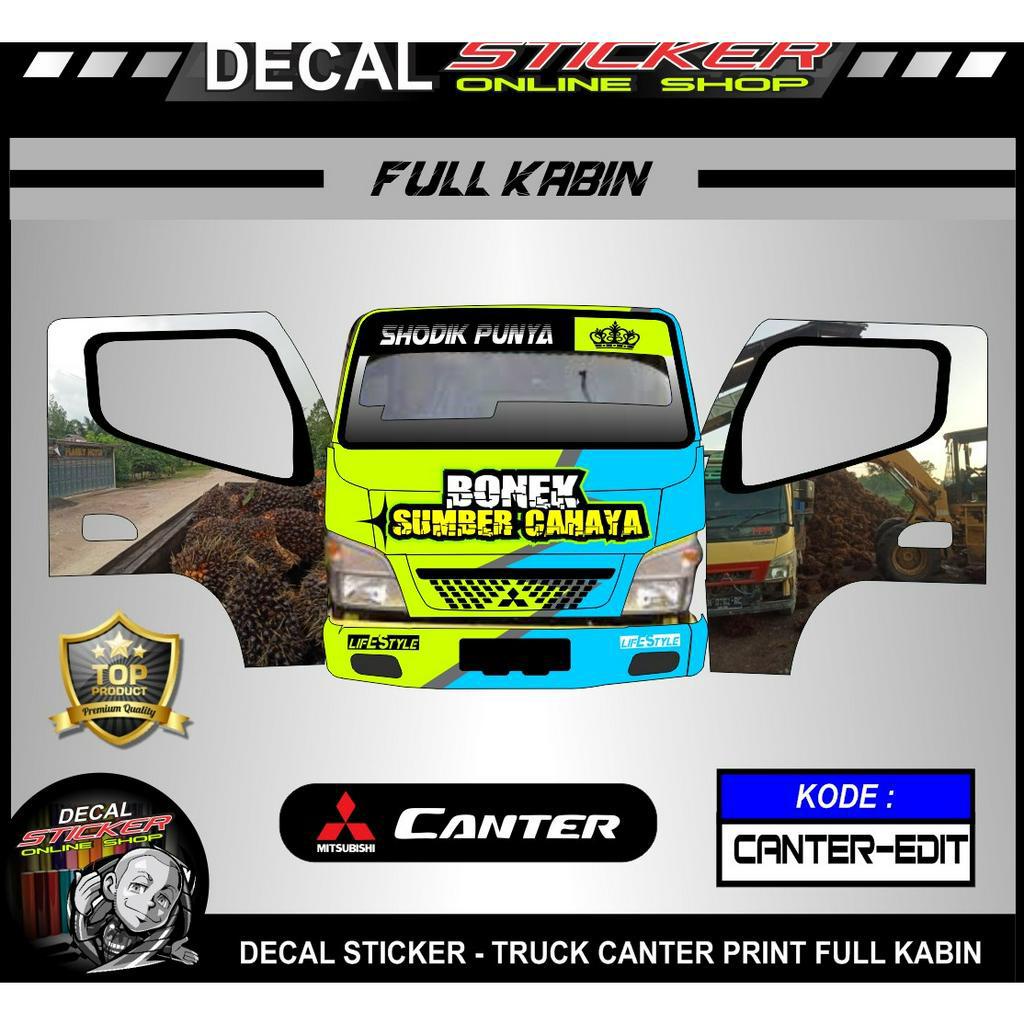DECAL STIKER FULL KABIN CANTER VARIAN BONEK