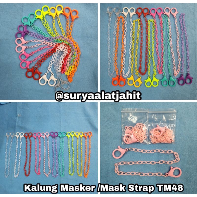 Kalung Masker /Mask Strap TM48 bahan bagus =rp.8.500/1pcs