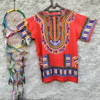 Dashiki warna baju etnik lombok  lantai Shopee Indonesia