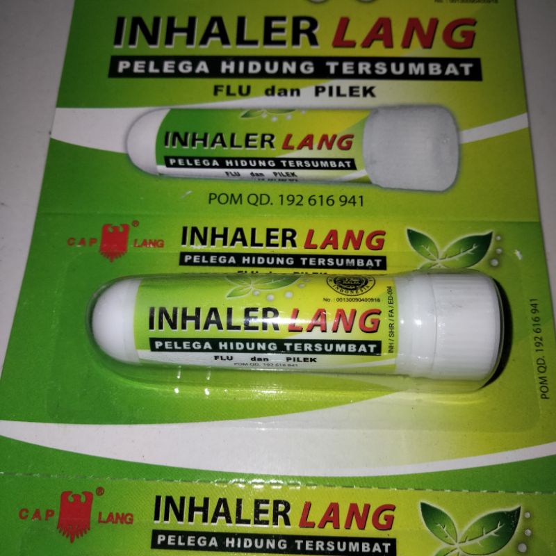 Inhaler lang cap lang pelega hidung tersumbat.