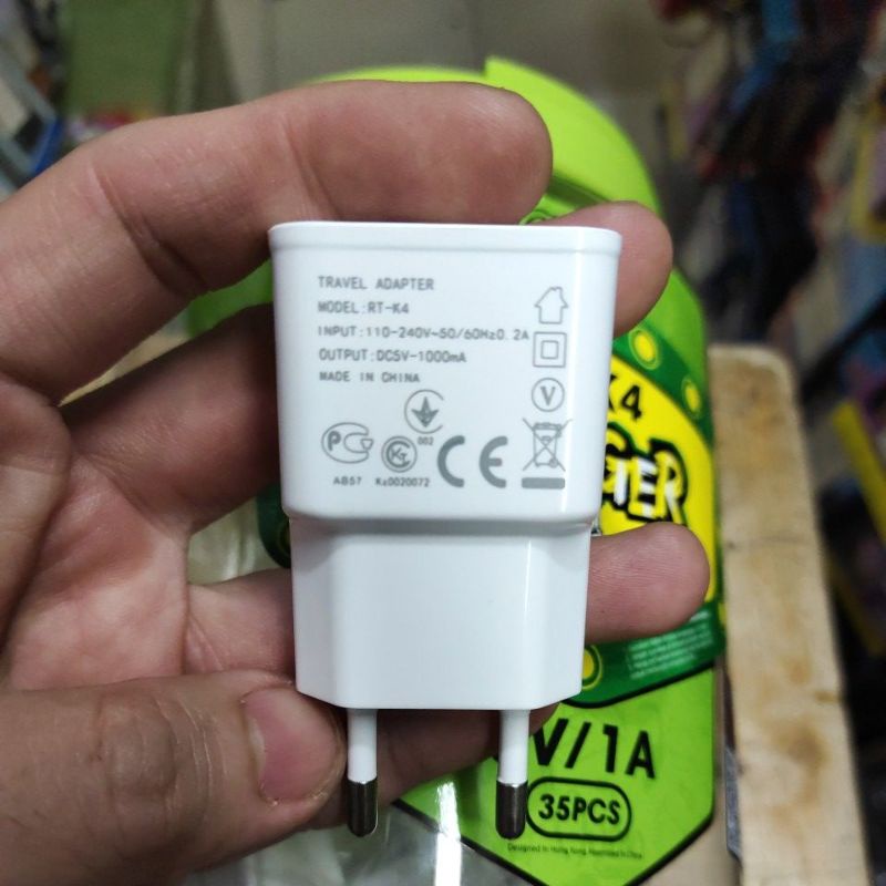 BATOK CHARGER ROBOT ORIGINAL 1USB DAN 2USB UNIVERSAL MANTUL MURAH MERIAH ORIGINAL