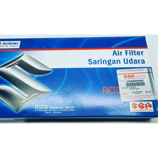 FILTER UDARA SATRIA FU PRODUK ASLI SUZUKI SGP