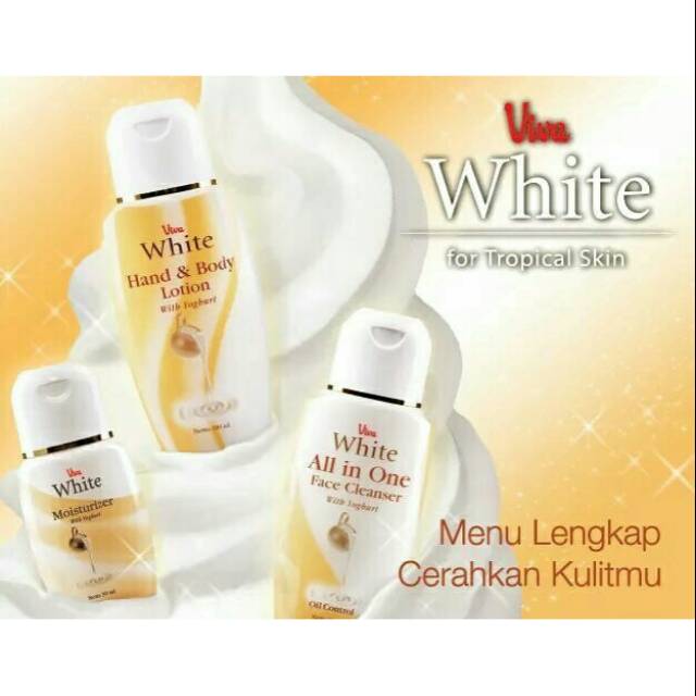 All In One Face Cleanser Viva White Yoghurt Control Oil Kulit Berminyak