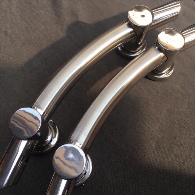 Handle pintu pegangan pintu kupu tarung sabit stainless 30 cm minimalis
