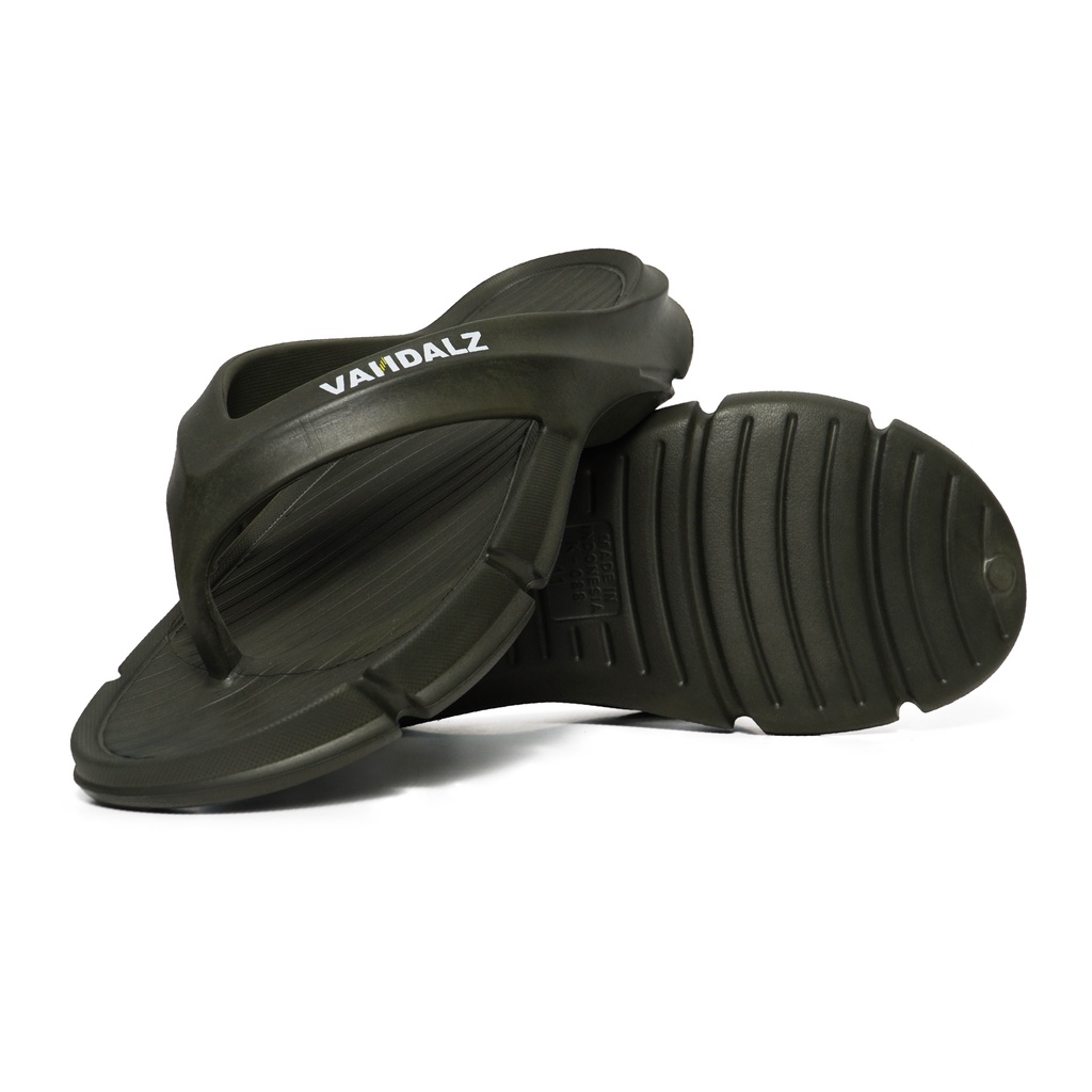 Vandalz Sandal Pria Mark - Green Army