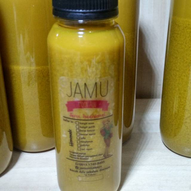 

Jamu kunyit asem /kunyit sirih/kunyit tawar (250 ml)