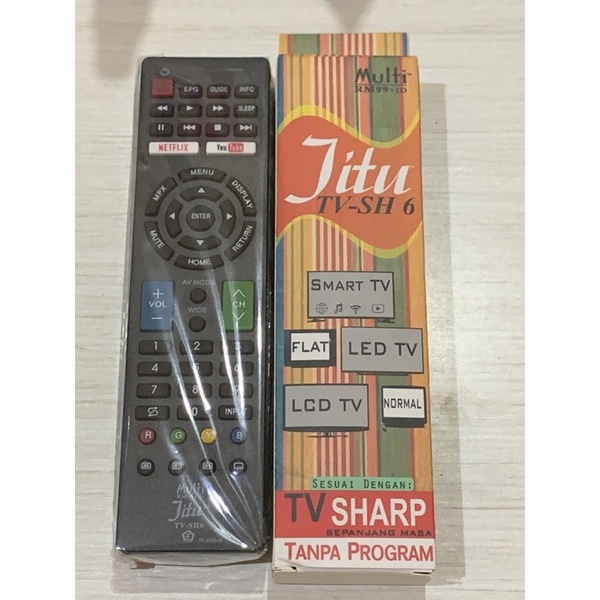 Remote TV Jitu multi Sharp