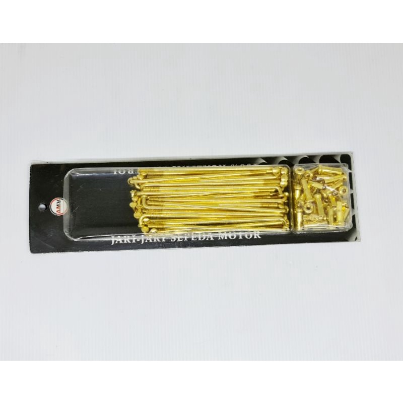 jari2 jari jari Gold Ruji Motor Gold 9G universal / Jari-Jari Kuning Gold 120