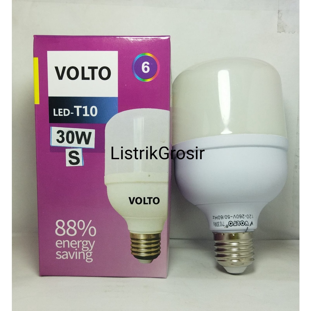 Lampu Led T10 Kapsul 30w Volto / Avera / Jastec / Endora Tabung Grosir