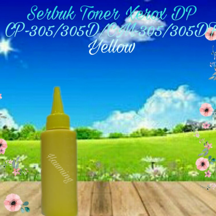 Serbuk Toner Xerox CP305 CM305 CM305D CP305D CM305DF CP-305 305D 305DF CM-305 305D Yellow 1x Isi