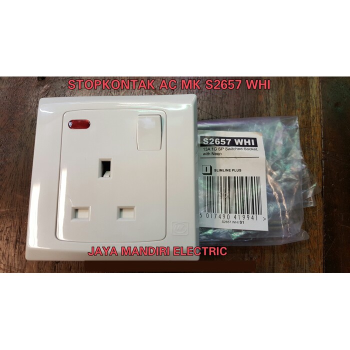 STOPKONTAK AC MK S2657 WHI / STOP KONTAK S 2657