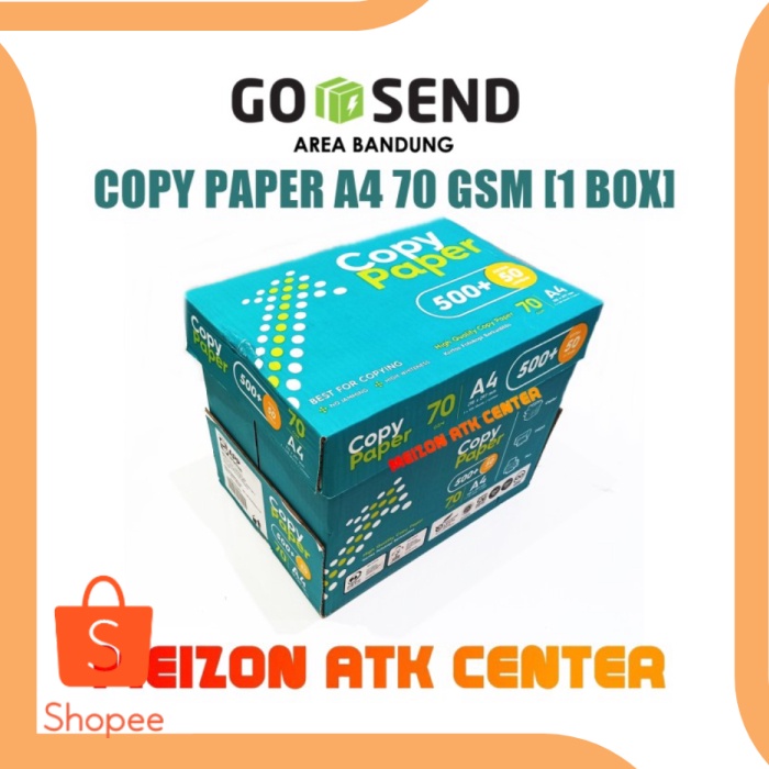 

KHUSUS GOSEND!! Copy Paper A4 70g Paper Print Kertas Fotokopi BOX