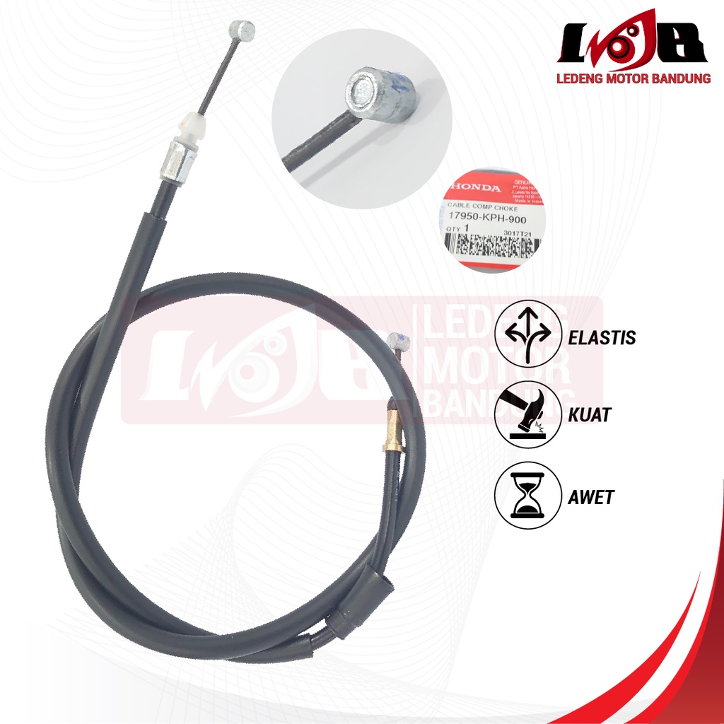 Kabel Tali Choke Cuk Kirana Karisma Supra X 125 Original AHM Kode KPH Motor Bebek Honda Honda Genuine Parts