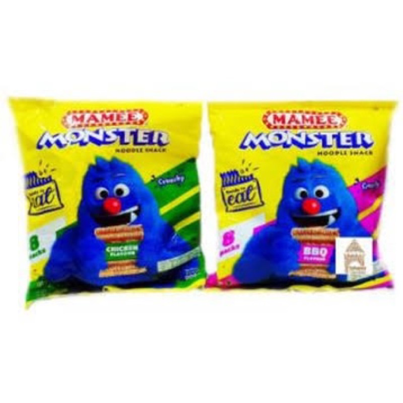 mamee monster noodle 8x25gr kremes