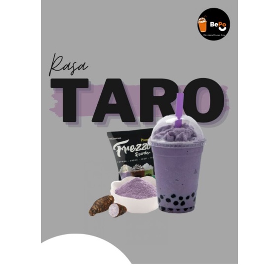 

BUBUK MINUMAN TARO/BUBUK FREZZO