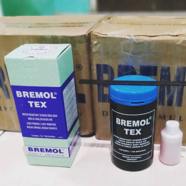 BREMOL TEX 1KG PERLENGKAPAN SABLON MANUAL OBAT AFDRUK