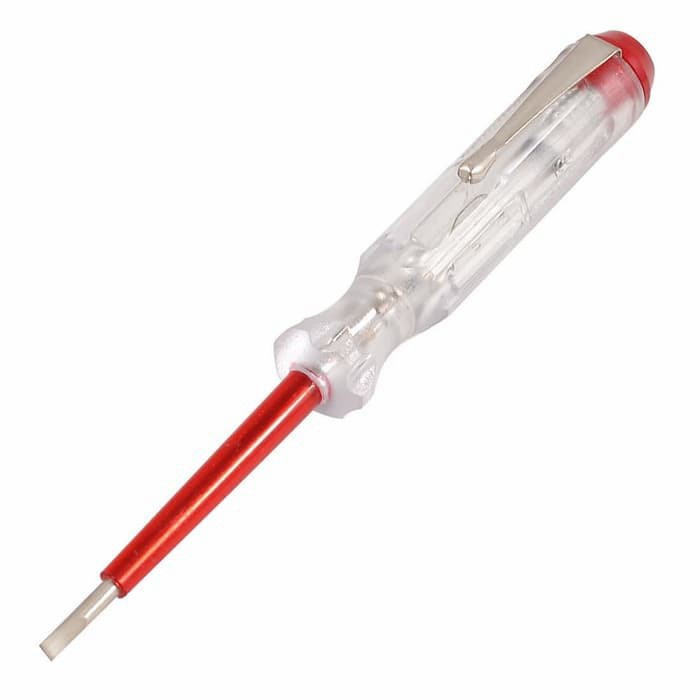 Obeng Test Pen listrik fleksibel Pipih TestPen Elektrik AC SCREWDRIVER