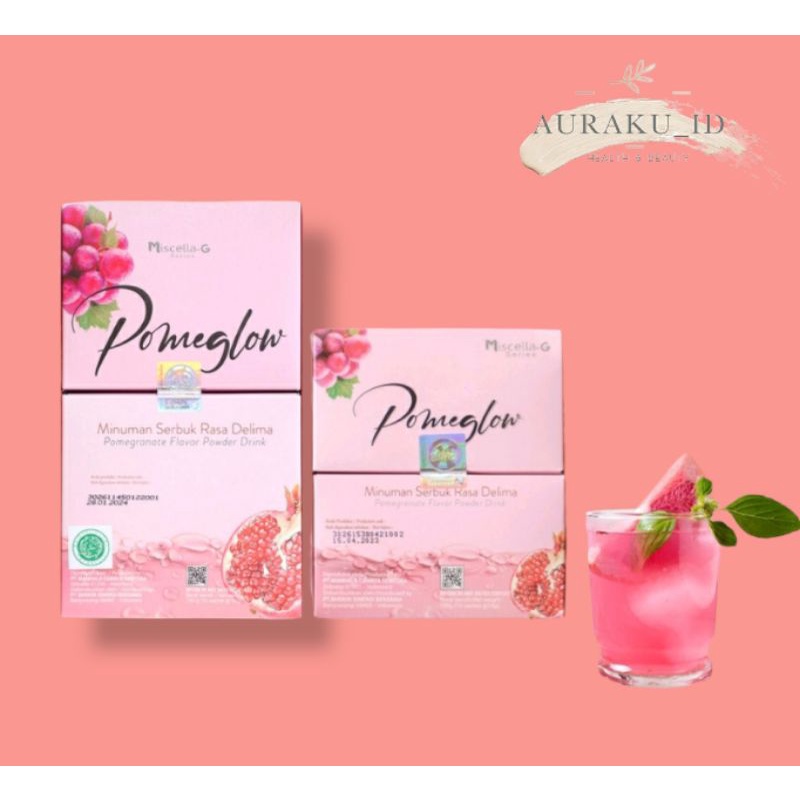 Pomeglow Collagen Minuman Colagen Pemutih Badan Kulit Original