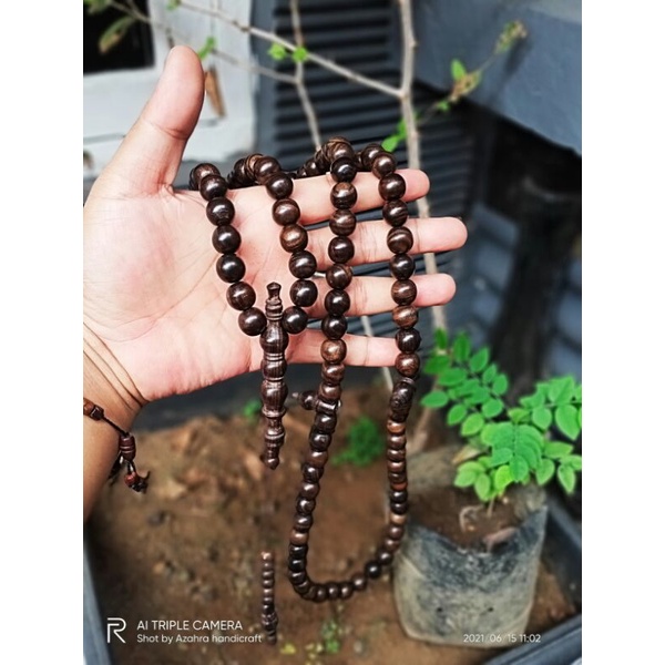 tasbih kalimosodo 12 mm tasbih kayu galih kalimosodo