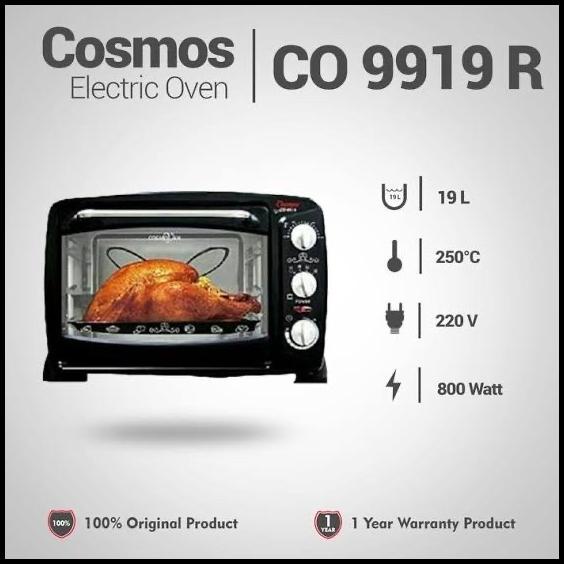 Oven Listrik Cosmos 9919 R Oven Listrik Kapasitas 19 Liter