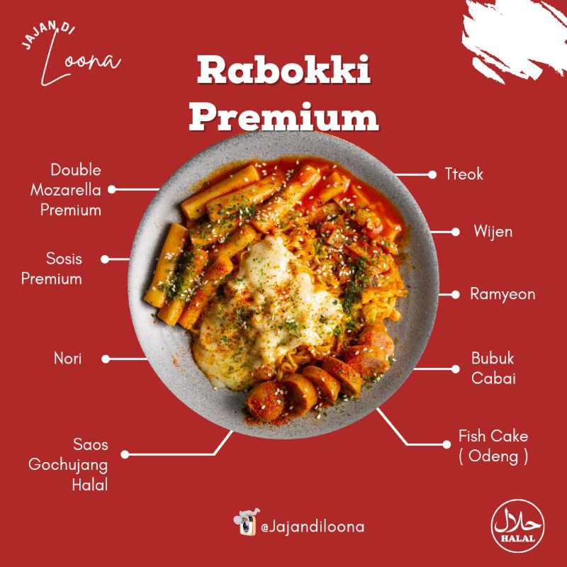 

Rabokki Instan Special dan Premium Jajandiloona