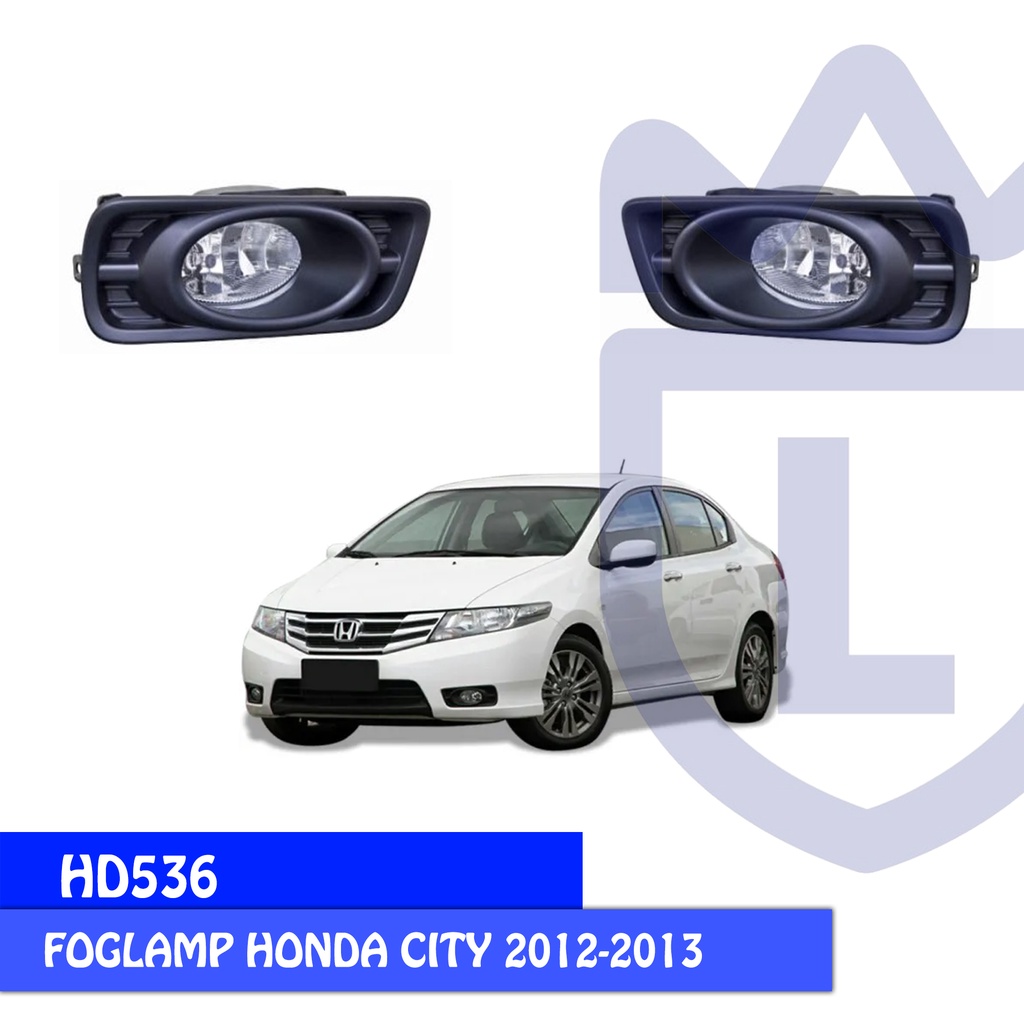 FOGLAMP / LAMPU KABUT DLAA HD536 BLACK HONDA CITY 2012