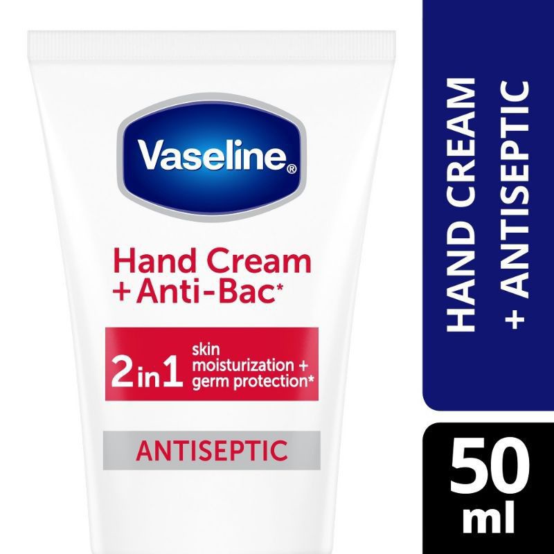 Vaseline Hand Cream + Anti-Bac 2in1 50ml