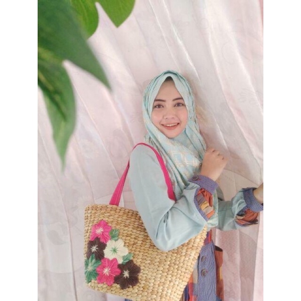 Tas Ember Sulam Tali Vinil