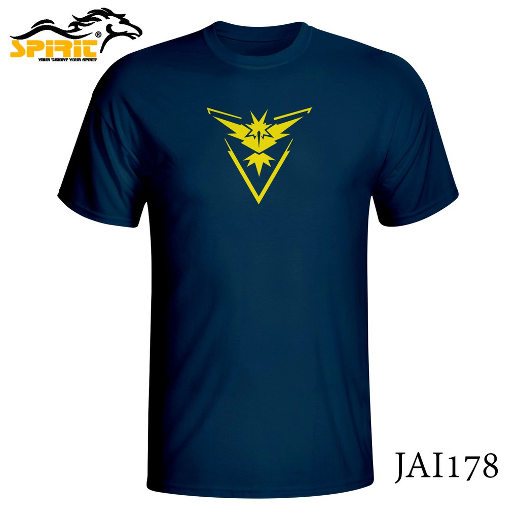 JAI178 BAJU KAOS KARAKTER DEWASA TSHIRT GAME POKEMON GO