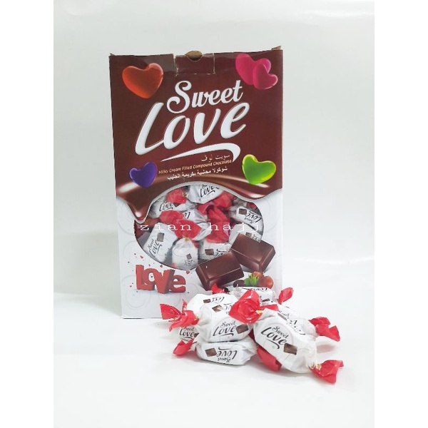 

coklat sweet love merah khas arab