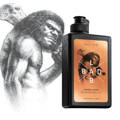 Bad Lab Mens Grooming Caveman Hair, Face, Body Shampoo 200ml