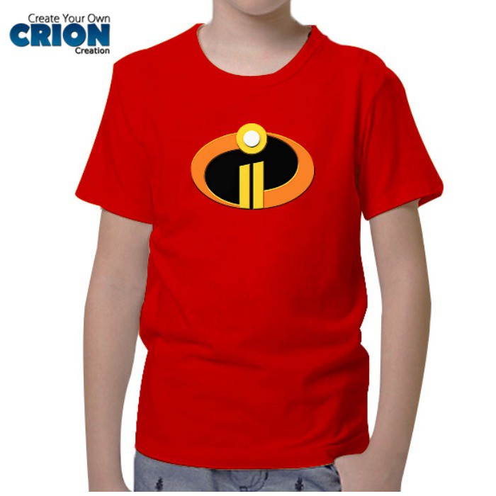 Kaos The Incredibles 2 Anak - Incredibles 2 Logo - By Crion