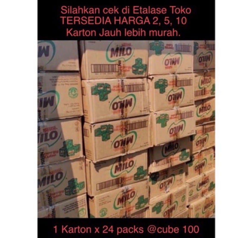 

Milo cube 2 dus paket