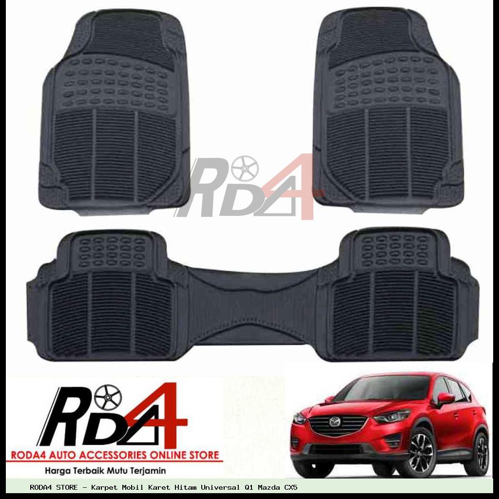 Karpet Mobil Karet Hitam Universal Q1 Mazda CX5