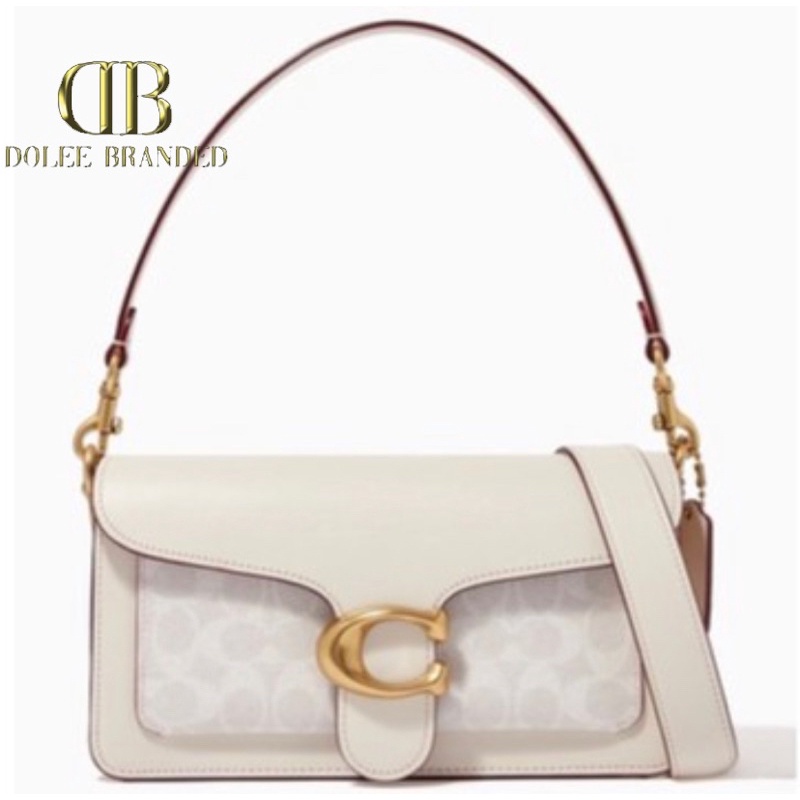 COACH TABBY SHOULDER BAG 26 IN SIGNATURE CANVAS (91215 WHITE)