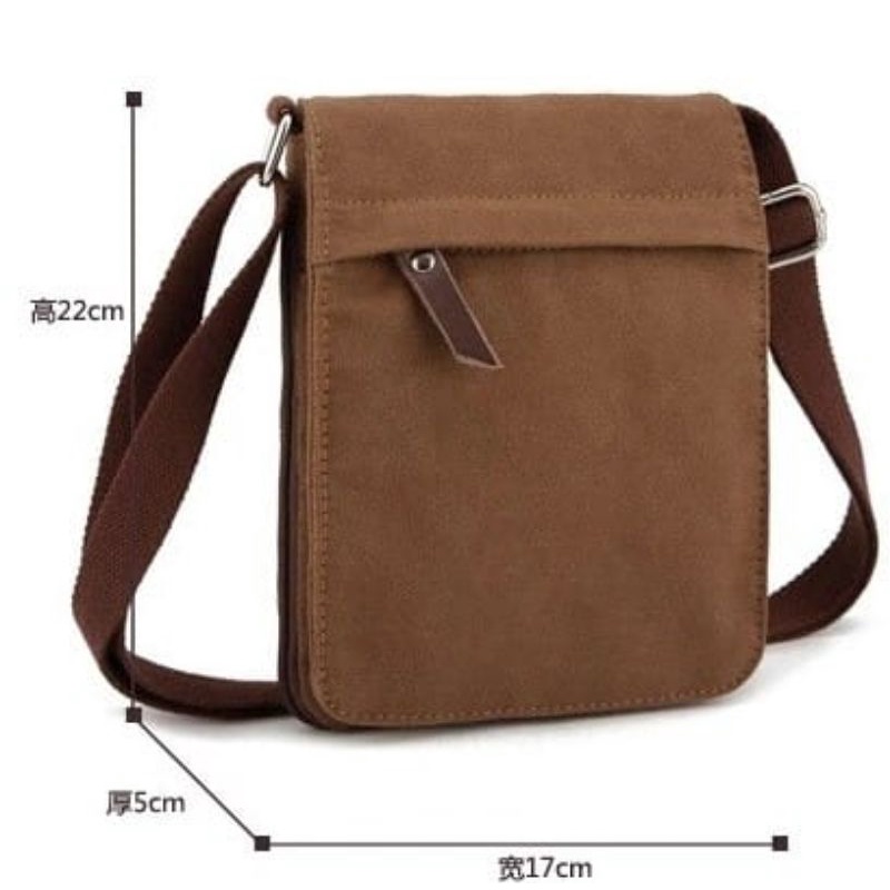 Kasual Tas Tas Kanvas Fashion Baru 2021 Tas Selempang Zipper Ipad Ponsel Tas Tas Messenger Tas Tote