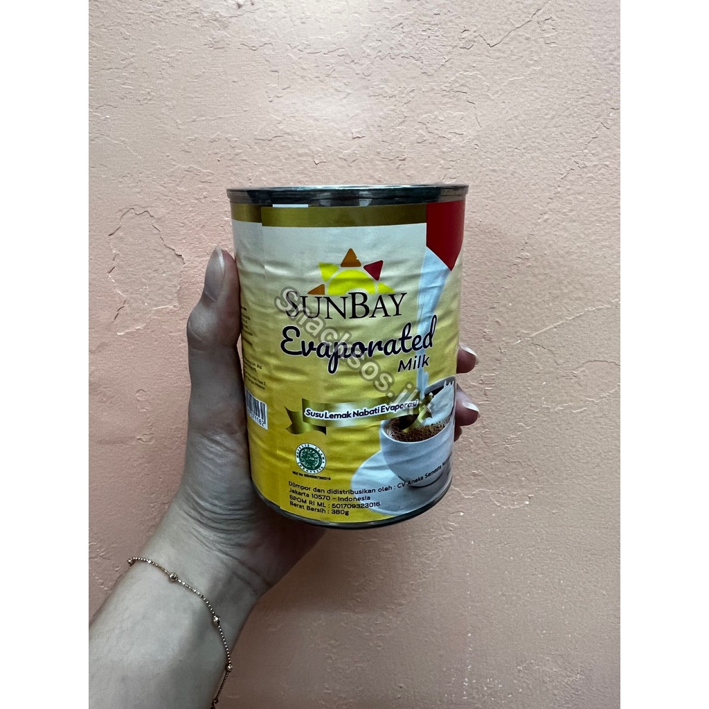 

SUNBAY SUSU CAIR EVAPORASI EVAPORATED MILK 380gr