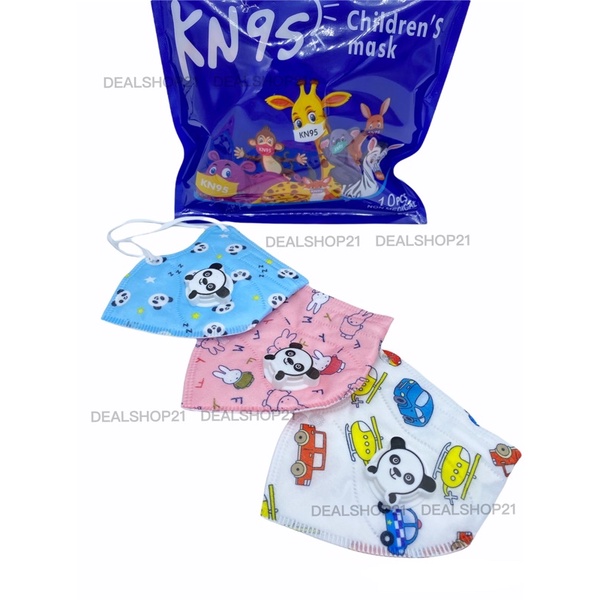 MASKER ANAK KN95 FILTER RESPIRATOR MOTIF KARAKTER LUCU