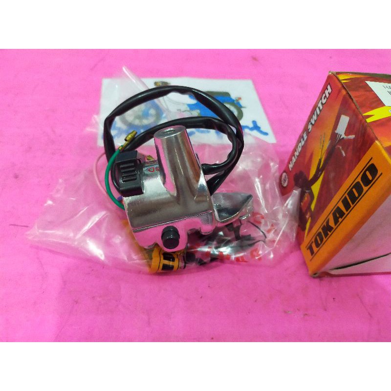 holder saklar switch tombol  lampu kiri LH yamaha V75DX V 75DX V75 DX